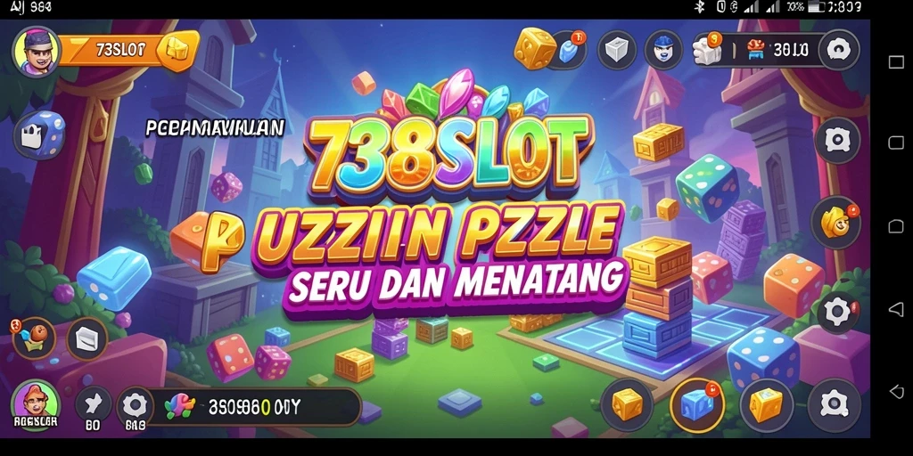 Gameplay <strong>738SLOT</strong> dengan puzzle yang menantang dan seru.