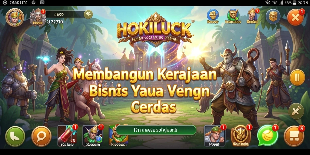 Tampilan gameplay HOKILUCK yang menantang dan interaktif.