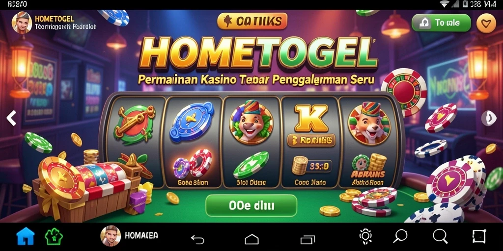 Tampilan gameplay menarik dari HOMETOGEL yang penuh keseruan.