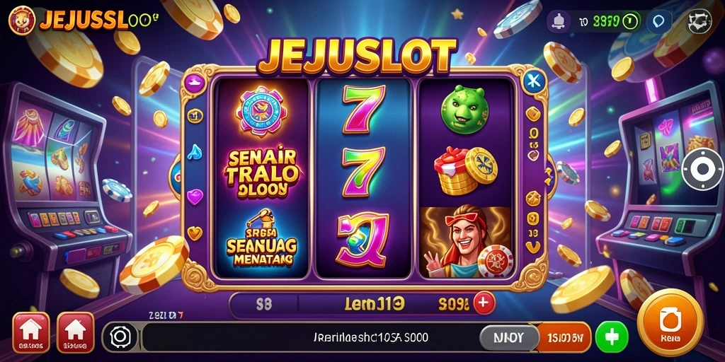 Screenshot JEJUSLOT yang menampilkan momen seru dalam permainan slot.