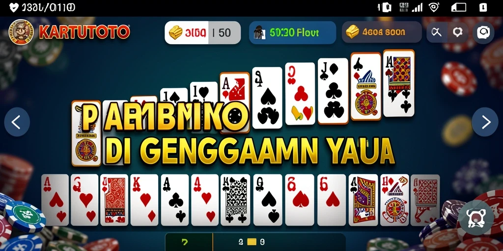 Tampilan menarik dari permainan Domino KARTUTOTO saat gameplay.