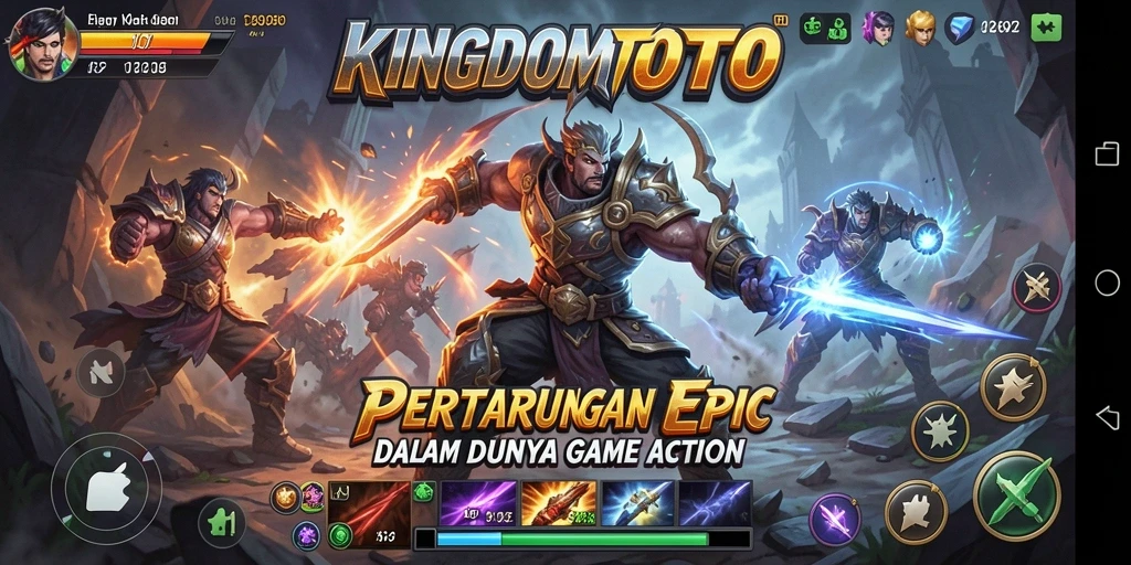 Tampilan permainan intens dari KINGDOMTOTO dengan aksi seru.