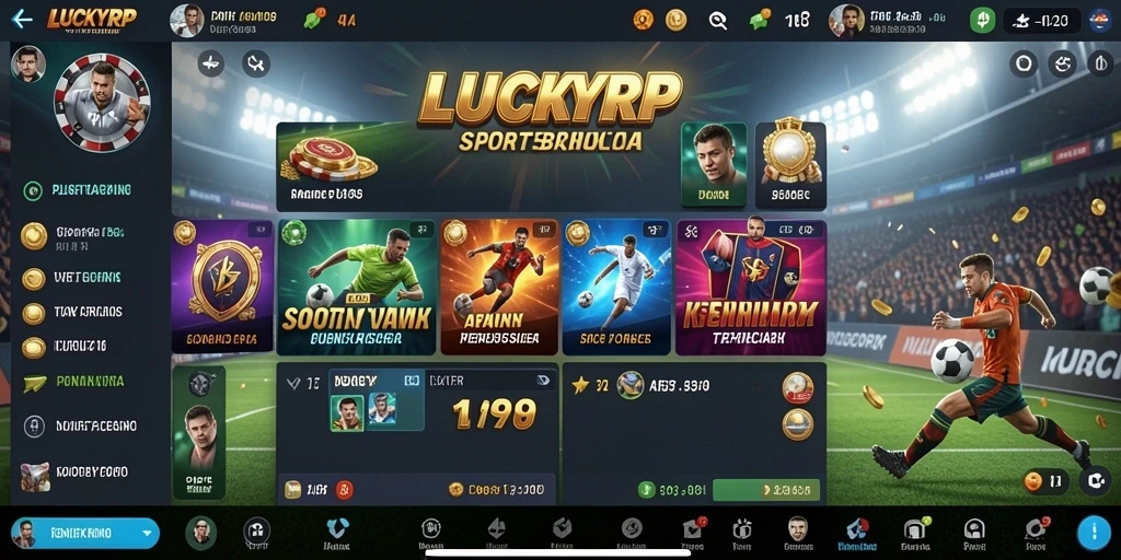 Tampilan gameplay Sportsbook LUCKYRP yang menarik dan interaktif.
