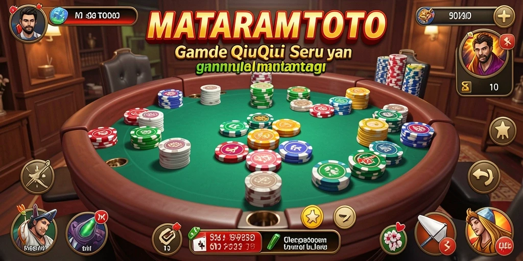 Tampilan gameplay seru dari MATARAMTOTO saat bermain QiuQiu.