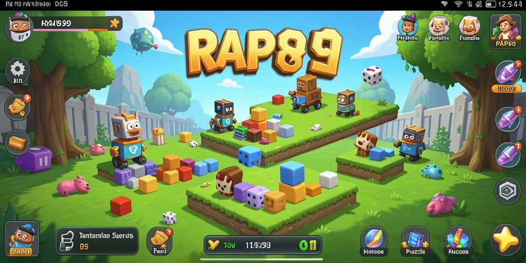 Tampilan screenshot menunjukkan gameplay mendebarkan dalam RAP89.