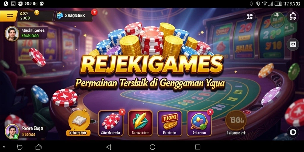 Gameplay seru REJEKIGAMES yang menakjubkan di smartphone.