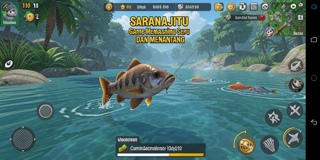 Tangkapan ikan menakjubkan di SARANAJITU dengan pemandangan yang indah.